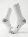 Tall Heavy White Heel & Toe Gray