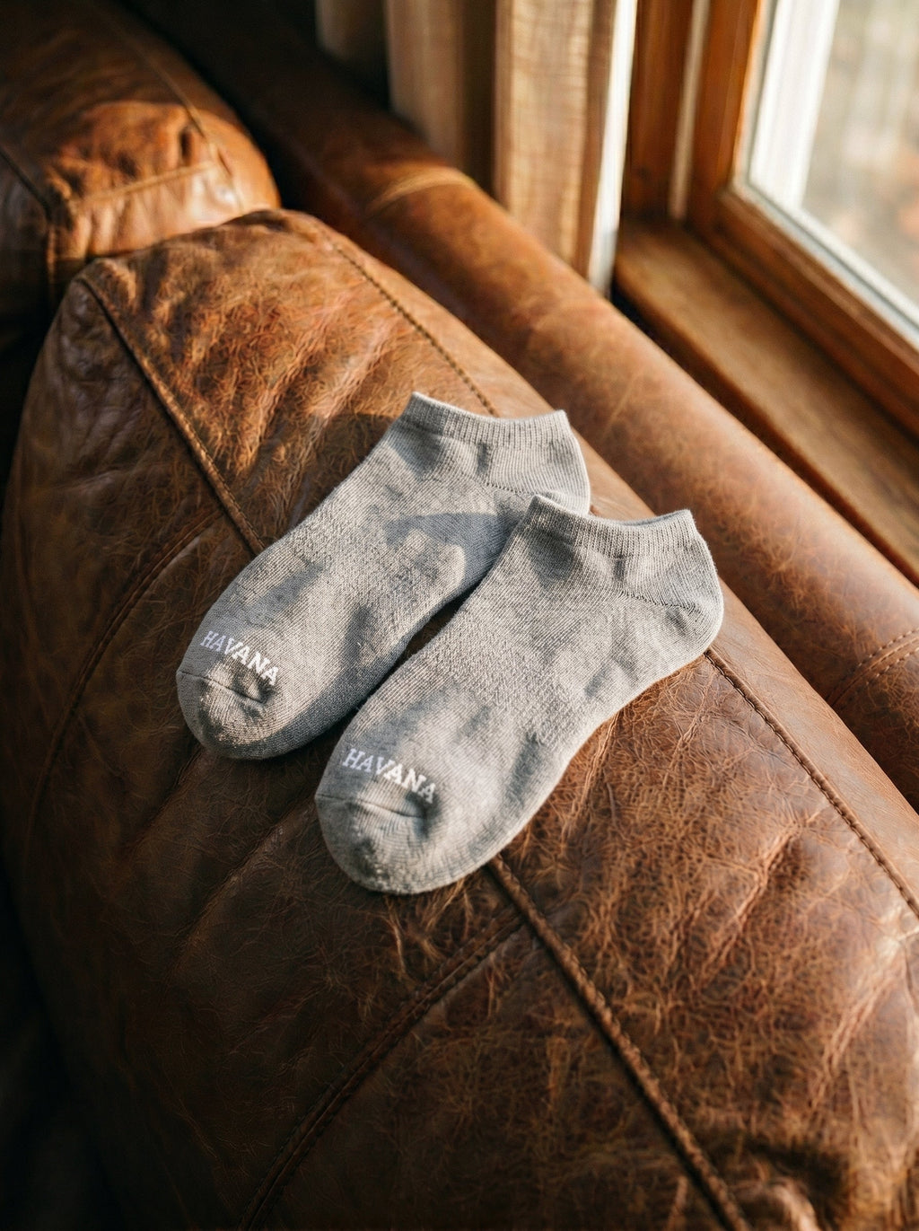 Plain Grey Low Cut Socks